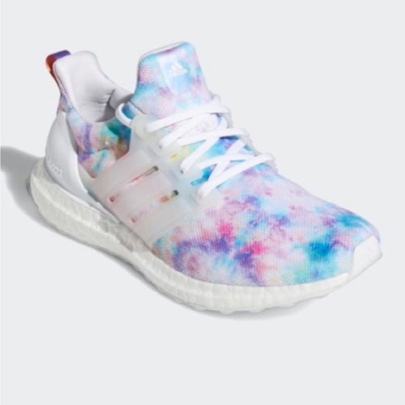 Adidas Ultraboost 4.0 DNA Tie Dye Rainbow Shoes Women’s 7.5 - Picture 4 of 17